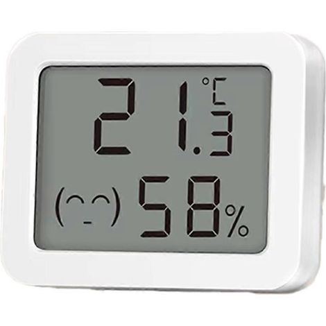 Capteur intelligent de température et d'humidité Tuya Zigbee avec écran LED, pile CR2032, compatible avec Alexa et Google Assistant. (1/5)