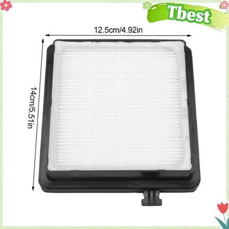 Filtre De Remplacement - Filtre Aspirateur HEPA - Pour Nettoyage Air Et Poussière - 12,5 x 14 cm - 1 Pièce (1/5)