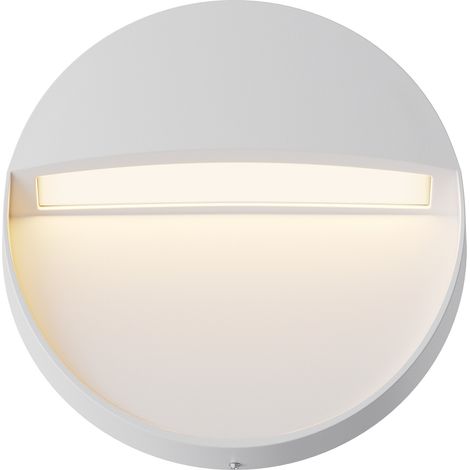 Maytoni Mane Round Lampada da parete a filo per esterni bianca 3000K 100lm IP54 (1/3)