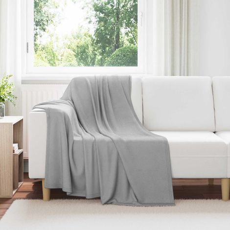 Wohndecken 24 pcs Grau 170 x 130 cm Fleece