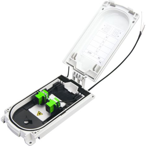 Panneau d'abonné étanche IP65 (4 x SC simplex) pour 4 fibres alantec