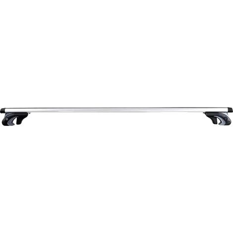 Dachträger, Aluminiumkonstruktion, 90 kg Tragfähigkeit, Silber (1/2)