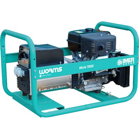 Groupe autonome de soudage essence monophasé 200A 6 kW WORMS (1/2)