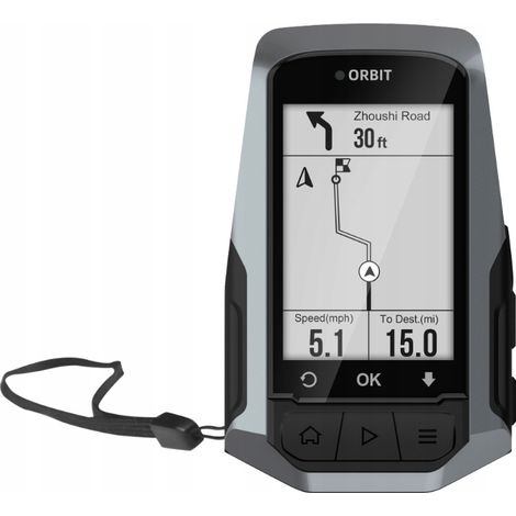 Ciclocomputador, navegación GPS, aplicación BT, Meilan Navihood L1 (1/5)