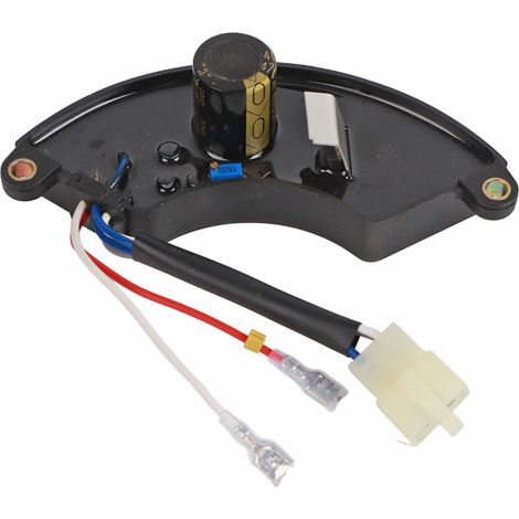 Régulateur de tension automatique, pièces de rechange monophasé -40-105 ℃, régulateur de générateur demi-lune pour 5 kW