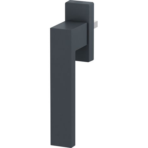 Kintech – Poignée de fenêtre aluminium gris RAL7016 mat – Dimensions 7x35mm – Vis M5x40 – Crantage 4 positions pour systèmes OF/OB (1/3)
