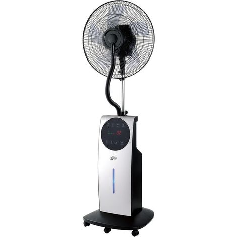 Ventilateur bioclimatique sur pied 136 cm avec nébuliseur intégré