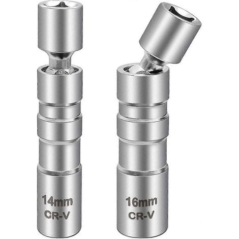 Jeu de clés à bougies magnétiques 14 mm et 16 mm (1/5)