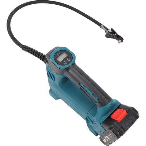 Pompe à air compresseur gonfleur pneu portable à batterie lithium 1500mAh pour pneus voiture bateau gonflable coussin (1/5)