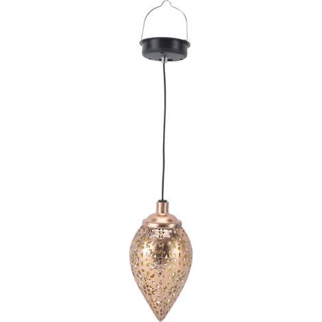 Lampe Solaire de Patio LED Suspension Lumière Rétro Décorative pour Fêtes Jardin Camping - KZQ (1/5)
