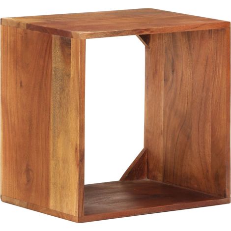 Wandregal 40x30x40 cm Massivholz Akazie vidaXL (1/5)