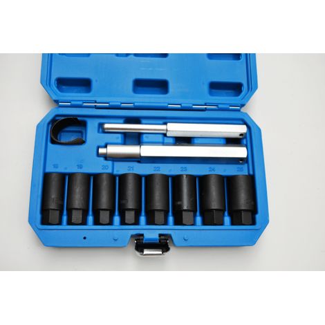 KIT BUSSOLE CONICHE SMONTAGGIO CERCHI IN LEGA BULLONI ANTIFURTO 10PZ BUSSOLA 501