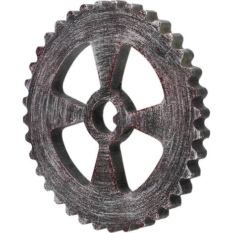 Style Industriel Décoration Murale en Argent avec Design Créatif pour la Maison et (1/5)