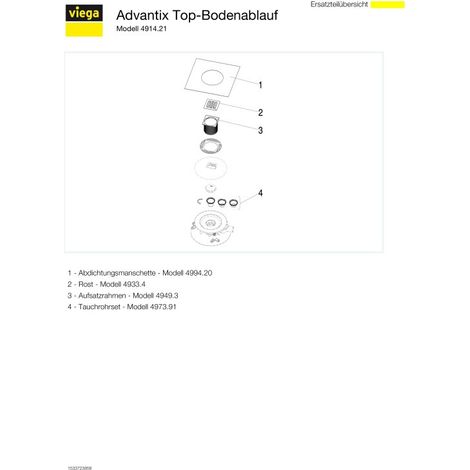 VIEGA 669263 Bonde de sol Advantix Top 4914.21 (1/5)