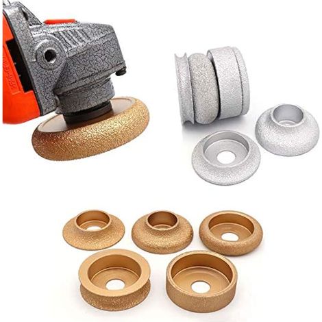 - Meule pour outils rotatifs, 1 disque diamanté, couleur or (1/4)