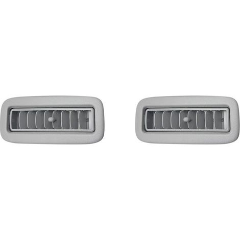 Due griglie di ventilazione grigie per i pannelli laterali del climatizzatore a tetto, compatibili con Mitsubishi Pajero V93 V97 e Montero V95 V98. (1/3)