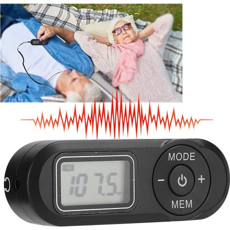 Radio FM Numérique Portable DSP Mini 1.1 Pouces avec Écran LCD et Écouteurs Noir