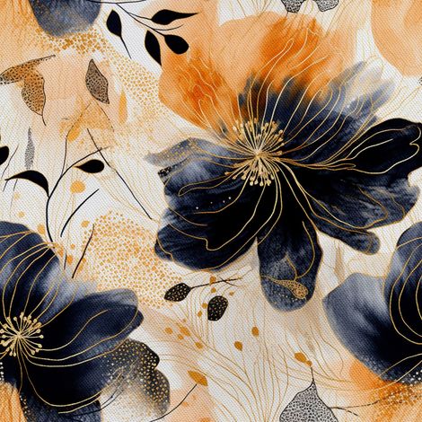 Tela decorativa para exteriores Oxford - Flores - DX2750 (1/5)