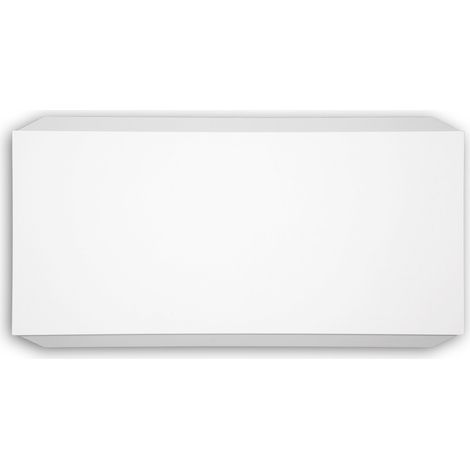 Almohadillado Profhome 486001 Elemento de fachada Elemento decorativo Moldura para exteriores diseño moderno blanco (1/3)