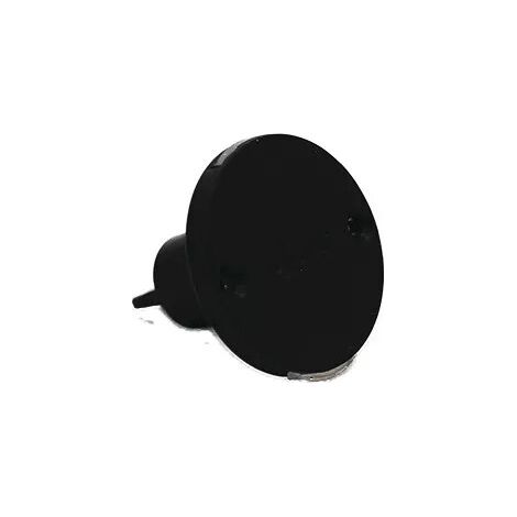 Serrure ronde à plaquer - noire Ojmar - Gauche