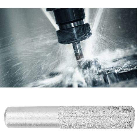 Fraise diamantée brasée à l'or, fraise à queue droite, pour la coupe de joints de quartz et de marbre, 7,51,3 cm. (1/5)