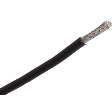 Câble coaxial RG179 RS PRO, Noir, 50m ( Prix pour Bobine de 50 Mètres ) (1/2)