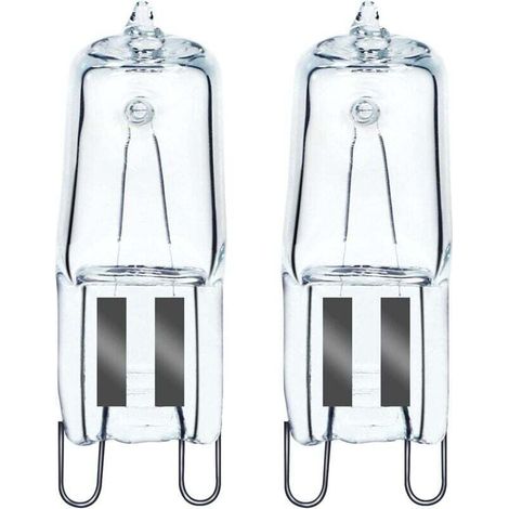 Ampoule halogène G9 pour four, 40 W, 230 V, résistante à 300 °C, lot de 2 (1/5)