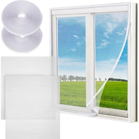 White window fly screens 150x130 cm set of 2 235492674 (1/5)