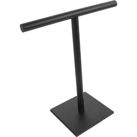 Porte-Serviettes Pied Acier Inoxydable Support pour Essuie-Mains avec Base Équilibrée Stable et Résistant pour Salle de Bain et Comptoir (1/5)