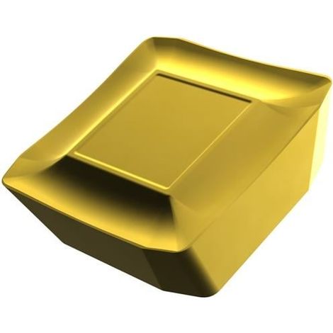 Fräswendeschneidplatte ISO SPKR 1203EDSR:M8340 Tiefe 9mm PVD beschichtet Gold (1/2)