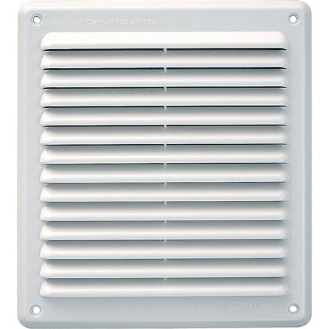 Griglia di aerazione rettangolare da sovrapporre in abs plastica 204x230 mm (1/5)