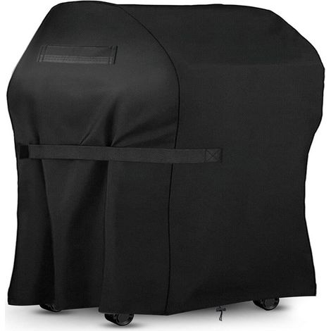 1 Housse de barbecue Tissu Oxford 420D Imperméable Antipoussière Léger avec Sac de Rangement pour Jardin Camping (1/5)