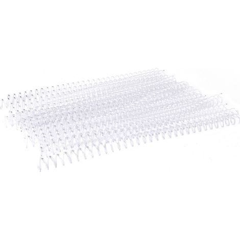20 anneaux à spirale plastique transparents 30 trous 13mm pour feuilles volantes A4, lot de 20 pièces (1/5)