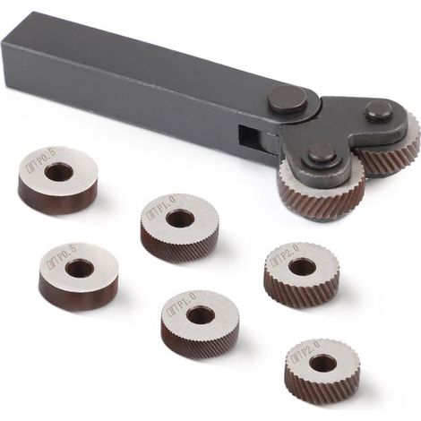 Rouleau en acier 0, lot de 7 unités, 2 mm, 20 mm, acier, pour métal, pour une utilisation pratique dans l'entretien, la réparation et le bricolage.-AquaForge (1/5)