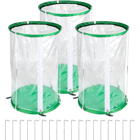 Mini-Gewächshäuser (55 x 30 cm) aus PVC mit 6 Bodenankern zur Überwinterung und zum Schutz (1/5)