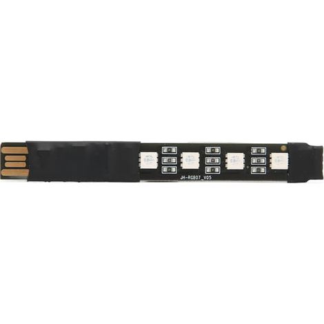 Bande LED avec télécommande, interface 4 broches, synchronisation musicale pratique pour la maison, noir (1/5)