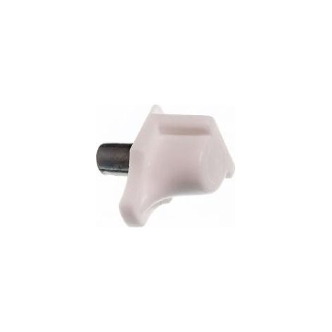 One Stop DIY Lot de 40 supports en plastique pour étagère Blanc