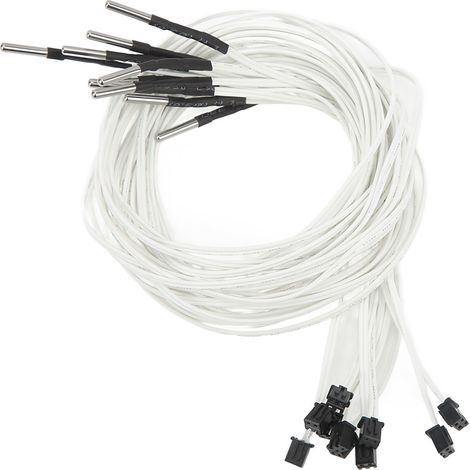 Lot de 15 capteurs thermistance haute température, résistant et précis, en acier inoxydable 304, accessoires pour imprimante 3D Ender 3X (1/5)