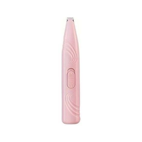 Tondeuse à pattes pour animaux de compagnie - Pour les pattes, les yeux, les oreilles et les poils du visage-rose (1/4)