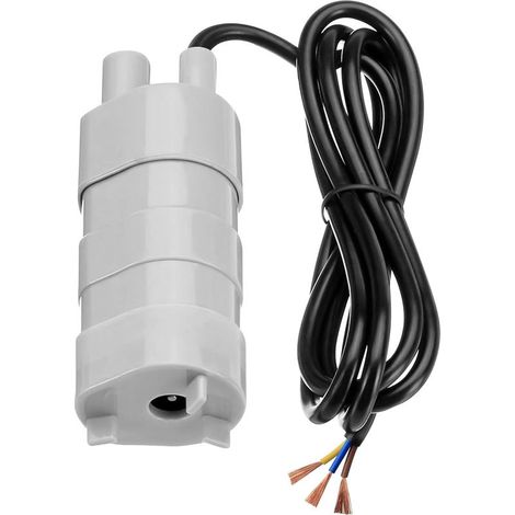 Pompa sommergibile 12V, mini pompa per acqua 600 l/h, prevalenza 5 m, micro motore 12V, pompa per laghetto ultra silenziosa per camper, furgoni, laghetti, acquari e fontane. (1/5)