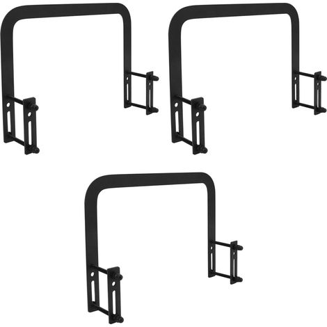 Lot de 3 Sets de Sets de Butées Antidérapantes en Métal pour Cadre de Lit, Barres de Maintien Stables pour Empêcher Le Matelas de Glisser, Support de Matelas pour Chambre et (1/5)