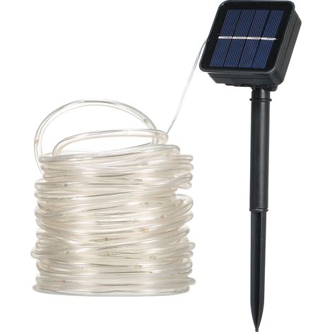 Dekorative Solar-Lichterkette für den Außenbereich mit 100 LEDs, 8 Blinkmodi, IP65 wasserdicht, ideal für Garten, Terrasse, Einfahrt, Feste oder Partys. (1/5)