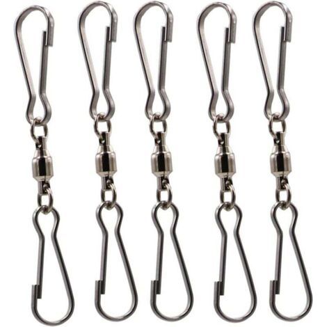 Ensemble d'accessoires pour éolienne en 5 pièces, comprenant des clips doubles à rotation fluide, un crochet de rotation, une hélice et une girouette. (1/4)