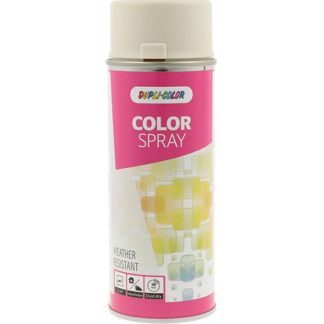 PEINTURE GLYCERO RAL1013 BLANC PERLE SATINE 400ML DUPLI COLOR