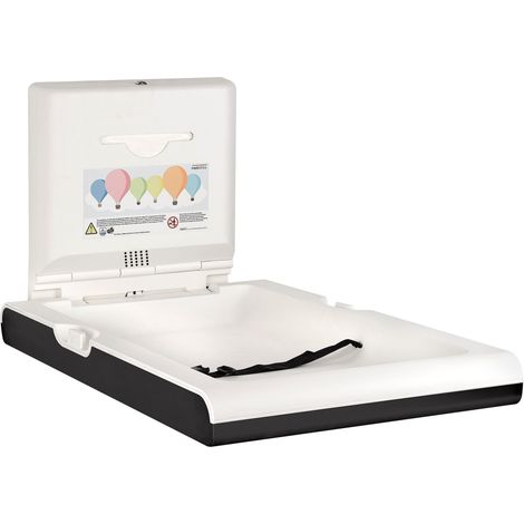 MEDICLINICS CP0016VCSB-I BABYMEDI Cambia Pañales Inox Negro Vertical con Ionizador - ref: CP0016VCSB-I (1/2)