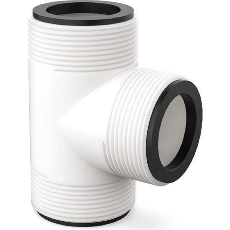Raccordo a T per tubo da piscina, kit di collegamento da 1,5 pollici, compatibile con raccordi a T per tubi da piscina, per collegare parti di tubi per piscine fuori terra. (1/5)