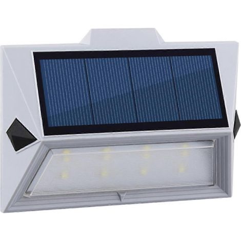Solar-LED-Außenleuchte, Treppenleuchte, wetterfest, keine Verkabelung, Terrassenbeleuchtung