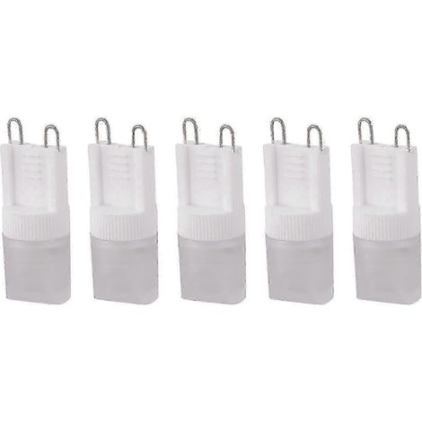 5 ampoules LED G9 blanc chaud 1W 220V-240V Spot à économie d'énergie (1/5)