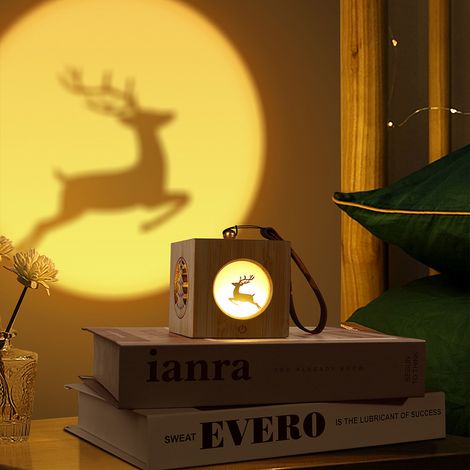 Projecteur de Noël, projecteur de flocon de neige de Noël, veilleuse LED 1W (1/4)