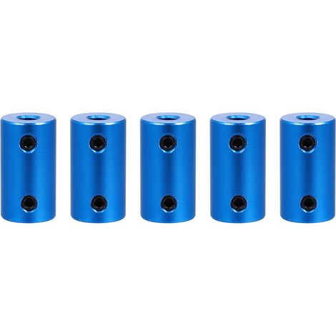 Lot de 5 Coupleurs D'arbre Flexibles en Alliage D'aluminium pour Moteur Pas à Pas, Compensation des Désalignements Angulaire et Axial, Accessoire pour Imprimante 3d (1/5)